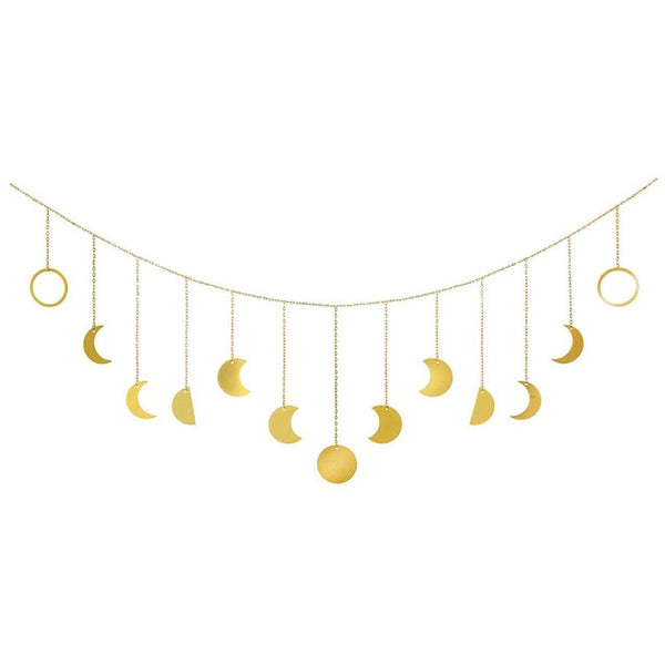 Moon Phase Garland Boho Decor