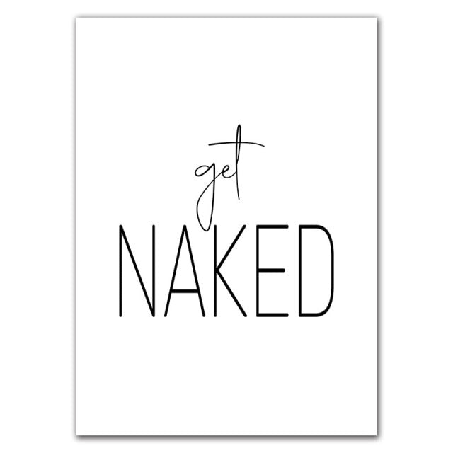 Get Naked Wall Decor