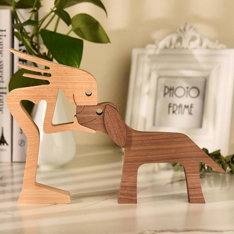 Pets We Love Small Wooden Statues